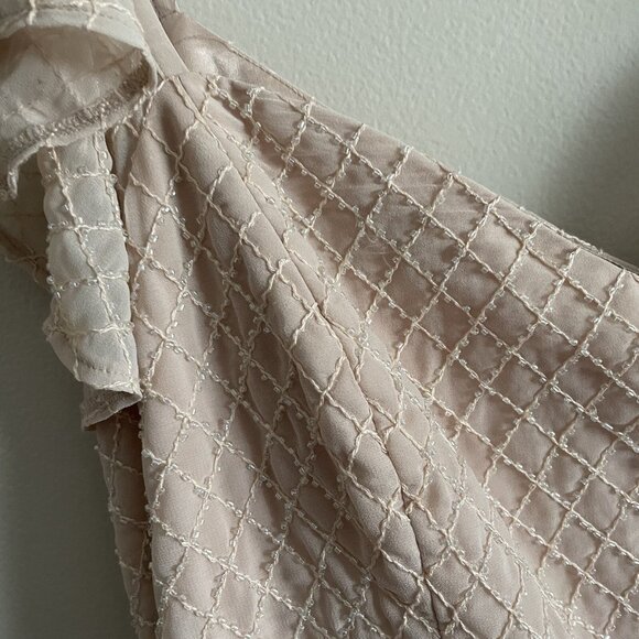 City Chic Women L/20 Beaded Bodice Fit & Flare Tulle Midi Tender Kiss Dress NWT - Picture 6 of 11